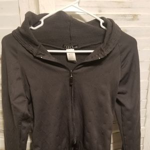 Cleo grey zippered hoodie